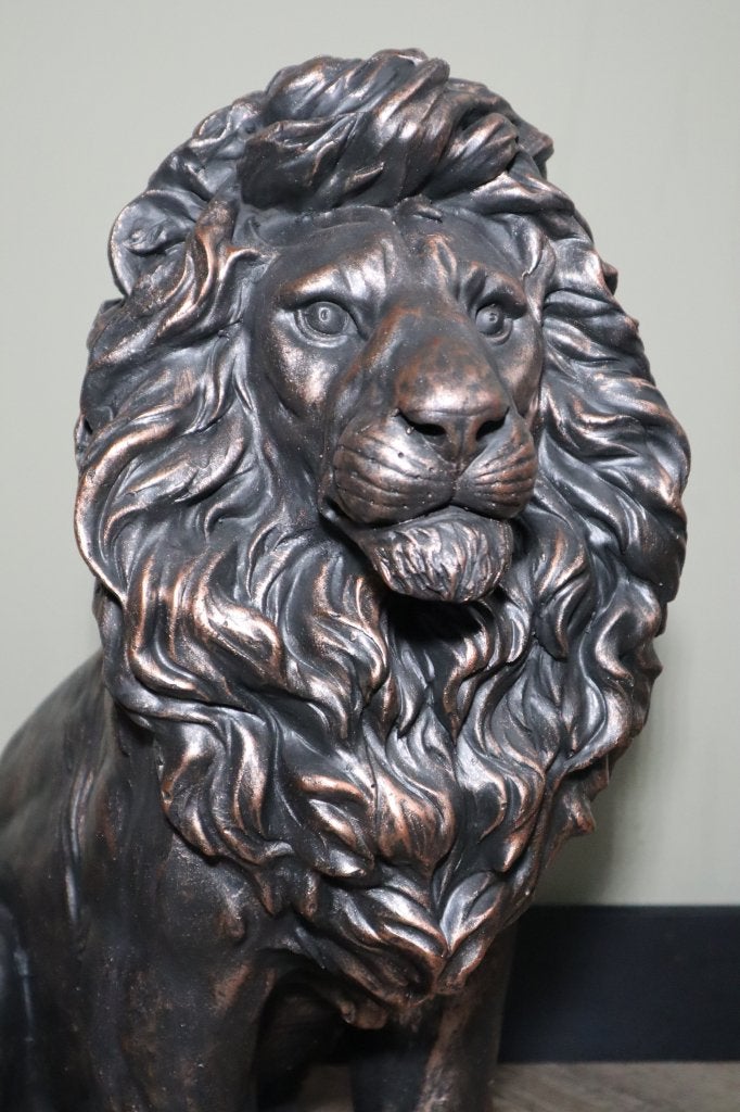Leeuw beeld brons 60cm I Tuinbeeld & woondecoratie, -, Nieuw, Ophalen of Verzenden, -