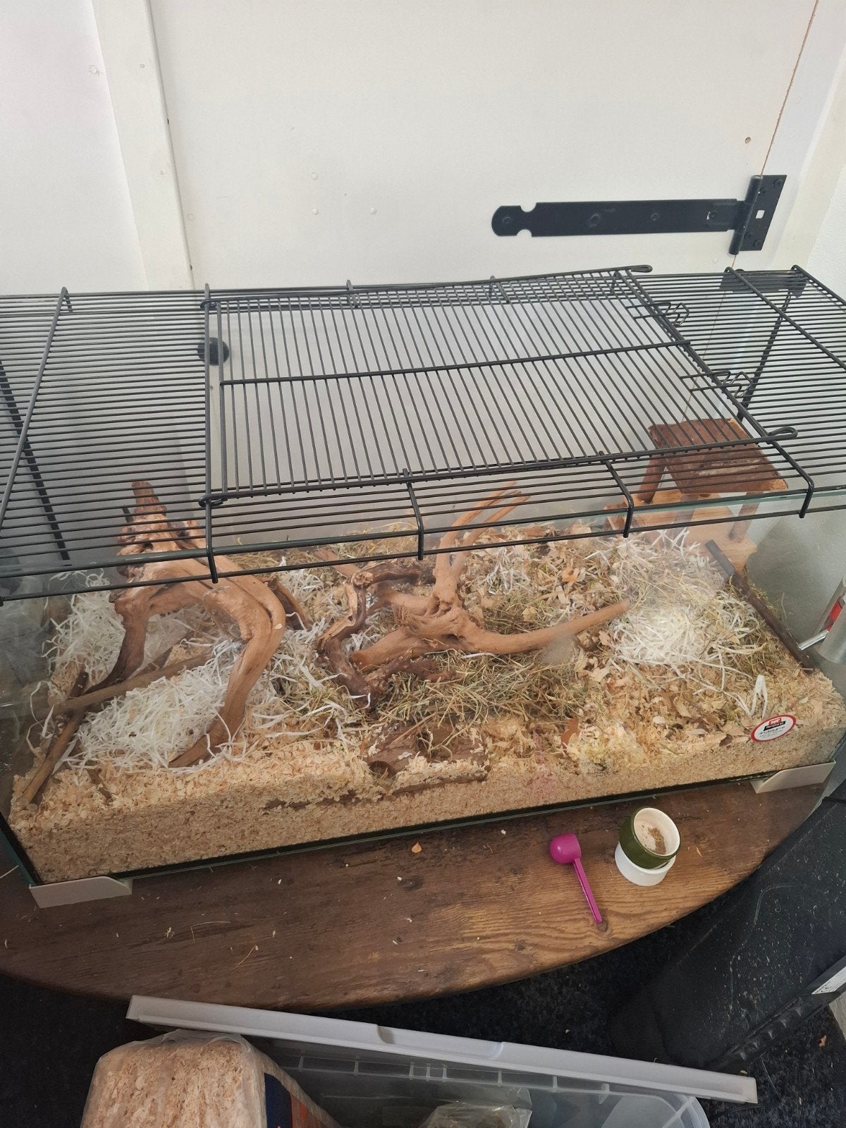 Terrarium en knaagdierspullen #Hamsterscaping, Minder dan 60 cm, Kooi, Gebruikt, Ophalen of Verzenden