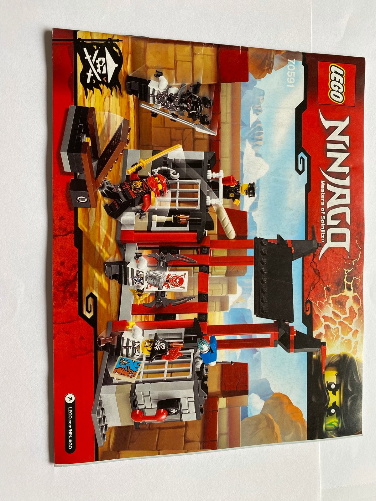LEGO Ninjago 70591 Ontsnapping uit de Kryptarium-gevangenis, Kinderen en Baby's, Ophalen of Verzenden, Gebruikt