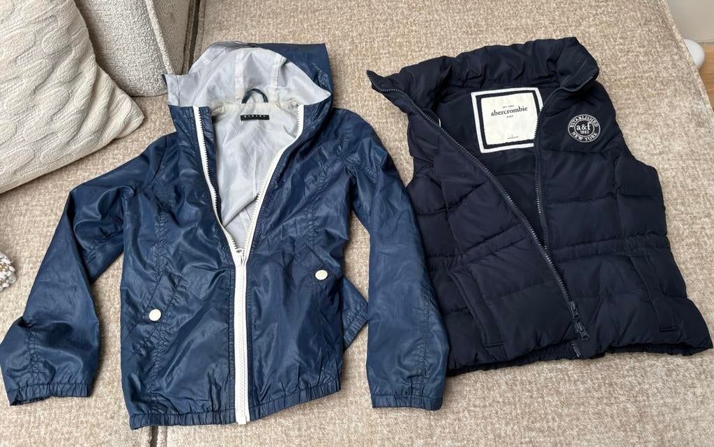 Abercrombie bodywarmer en zomerjas maat 140, Ophalen of Verzenden, Gebruikt, Jongen of Meisje, Jas
