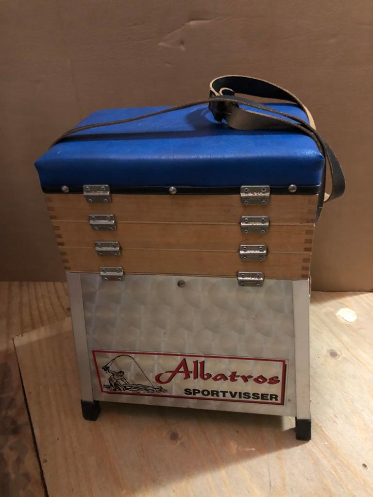 Albatros vis koffer met verschillende benodigdheden, Ophalen, Koffer of Tas