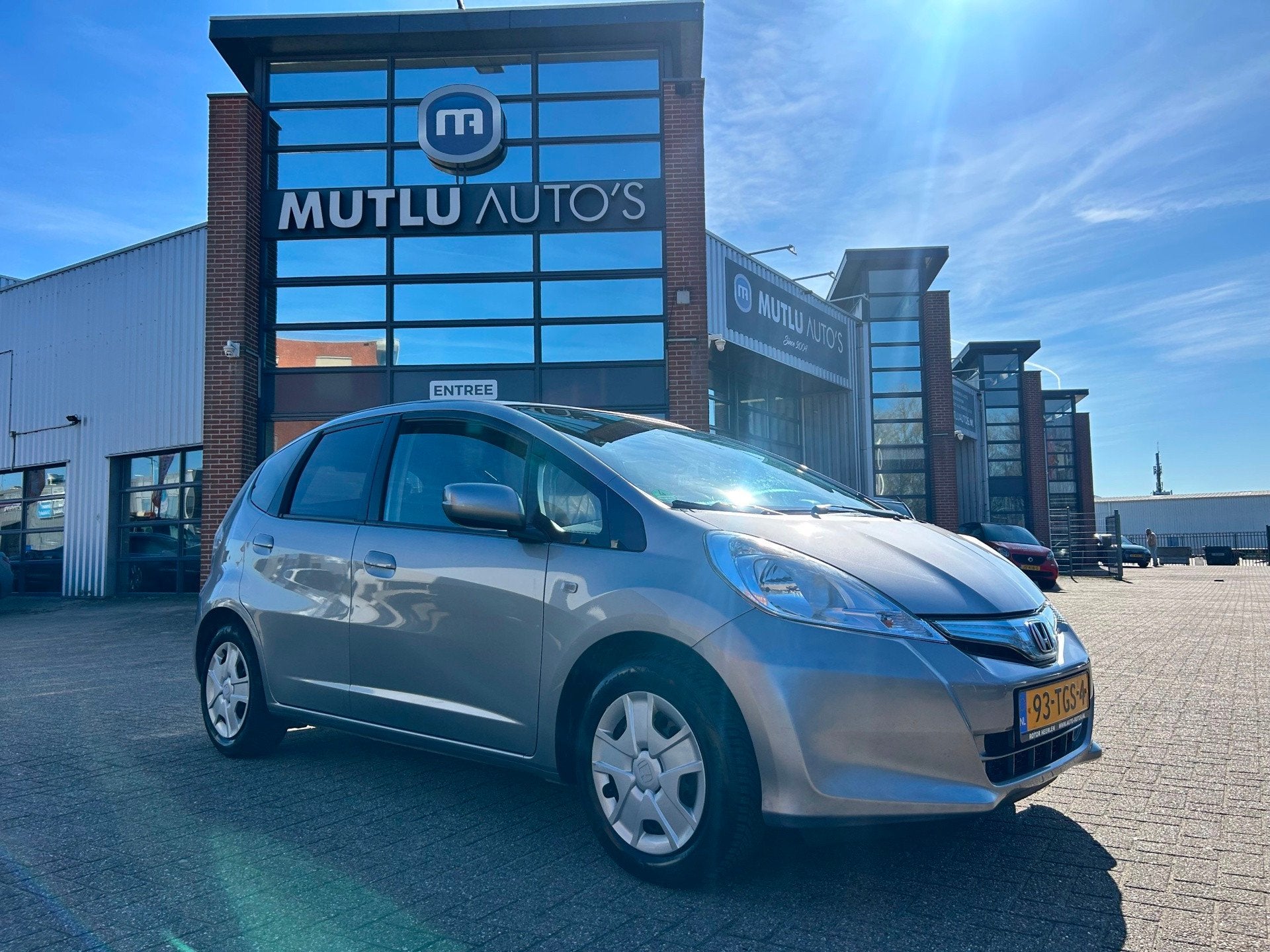 Honda Jazz 1.4 Hybrid Business Mode 5deurs Automaat NAP Airc, Auto's, Honda, Euro 5, Gebruikt, 4 cilinders, Automatische klimaatregeling
