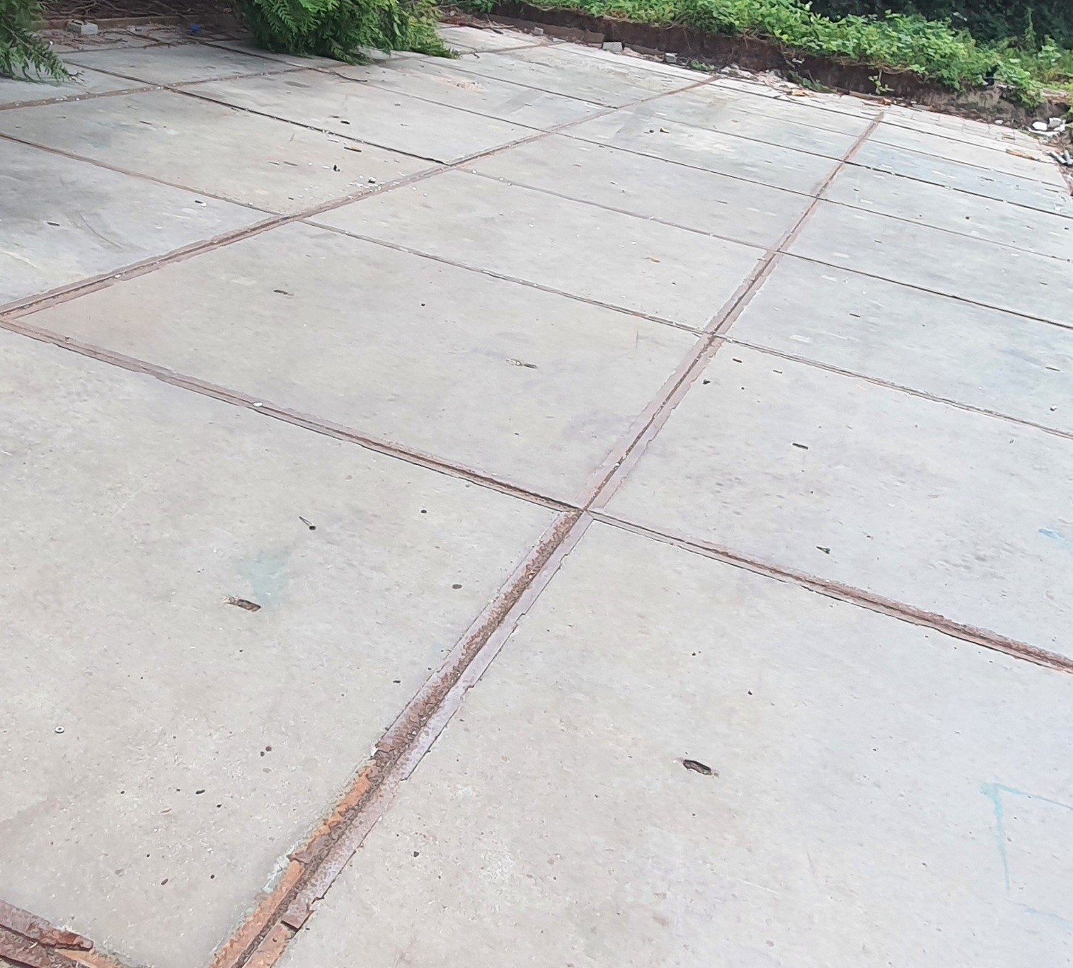 Nette Stelconplaten 200x200x14cm 30st + 20st 200x100x14, Tuin en Terras, Ophalen, Gebruikt, Overige typen, 10 m² of meer