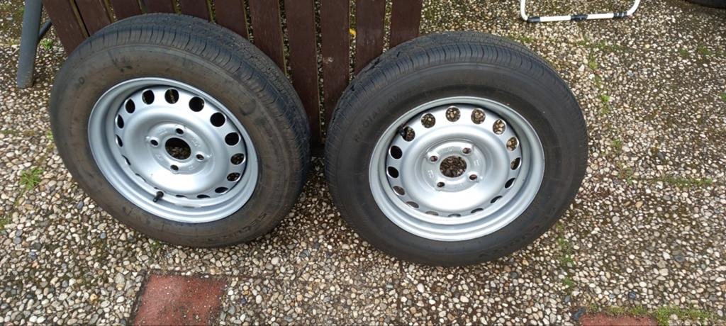 Nette complete wielen velgen aanhanger 13 inch - Steek 4x100, Ophalen