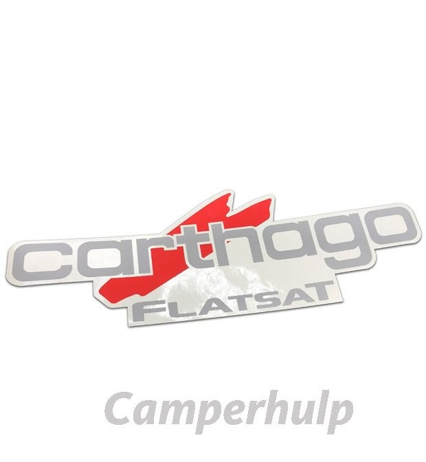Teleco FlatSat Carthago Sticker Origineel Spare Part, Caravans en Kamperen, Camper-accessoires, Ophalen of Verzenden, Nieuw