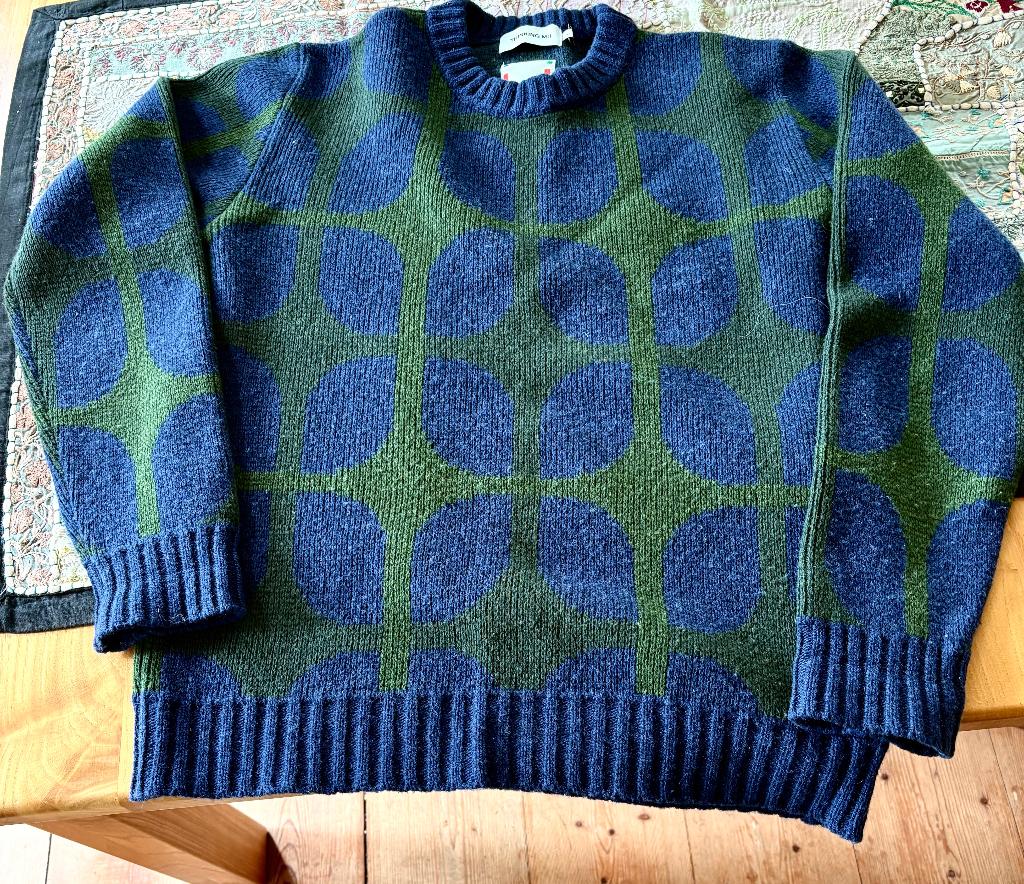 Heren trui zuiver bio wol maat l, Ophalen of Verzenden, Zo goed als nieuw, Maat 52/54 (L), Blauw