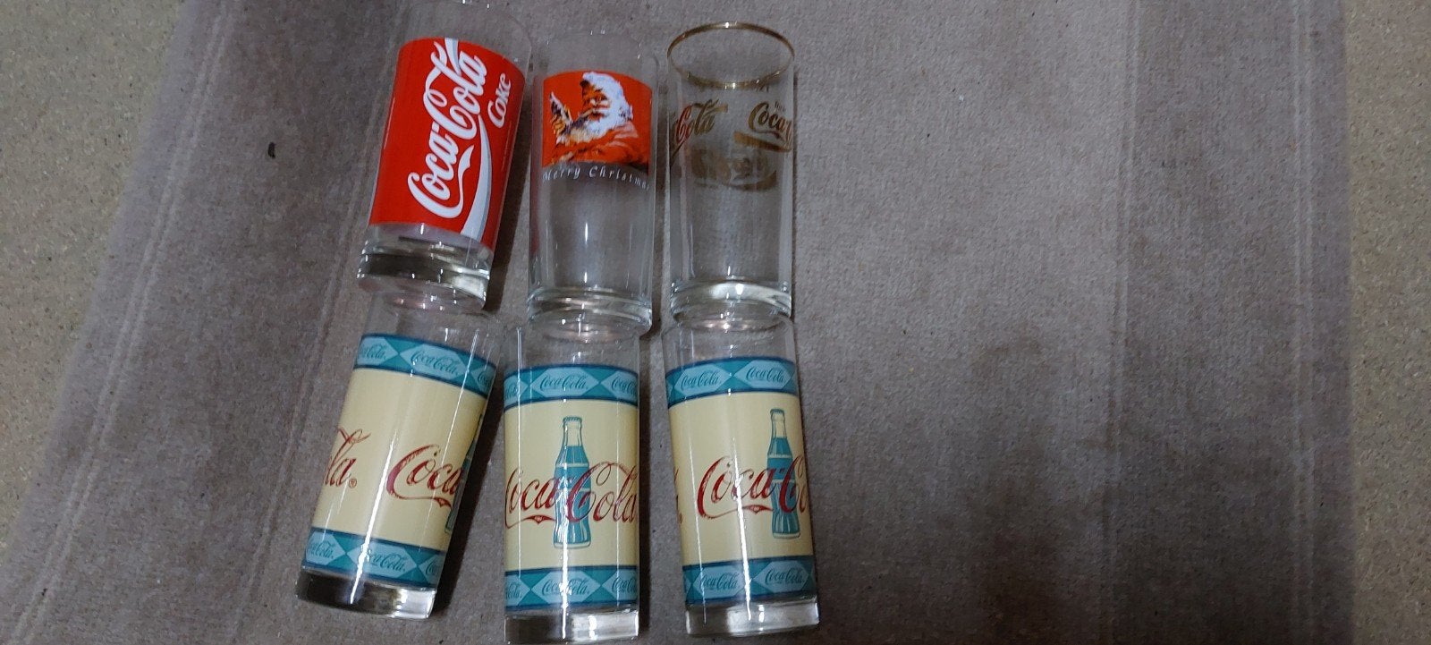 Coca-Cola glazen, Ophalen