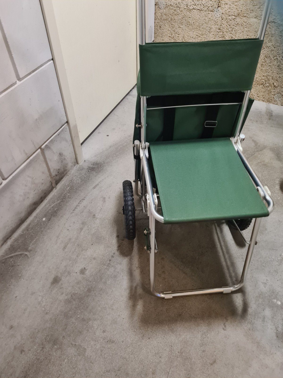 trolly met uitklapbaar.zitjeprima, Ophalen