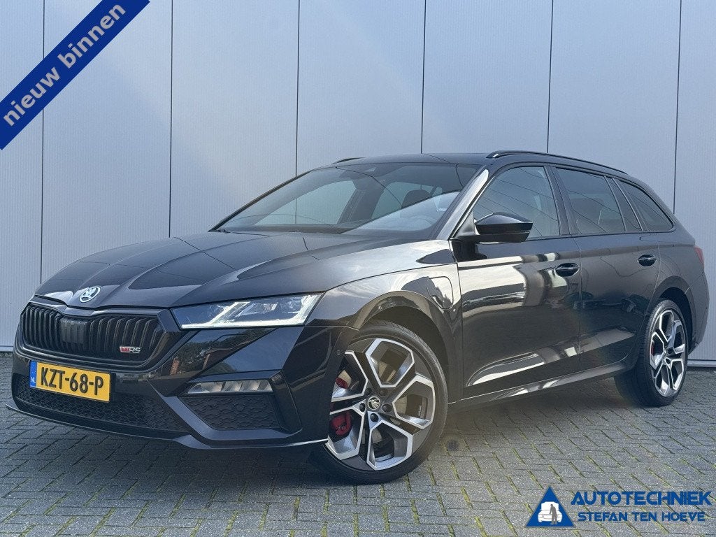 Skoda Octavia Combi 1.4 TSI RS iV Business 245PK Stoelmass., Automaat, 12 maanden, Gebruikt, Euro 6