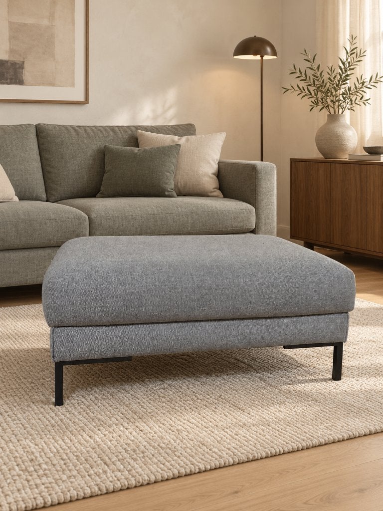 ZGAN Design on Stock Aikon Lounge Hocker Milton Magnet, Design Hocker Voetenbank Poef Design on Stock, 50 tot 75 cm, Design on Stock