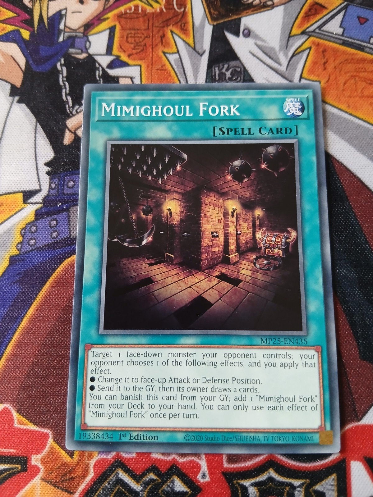 Mimighoul Fork - MP25 - Yu-Gi-Oh, Ophalen of Verzenden, Zo goed als nieuw, Foil