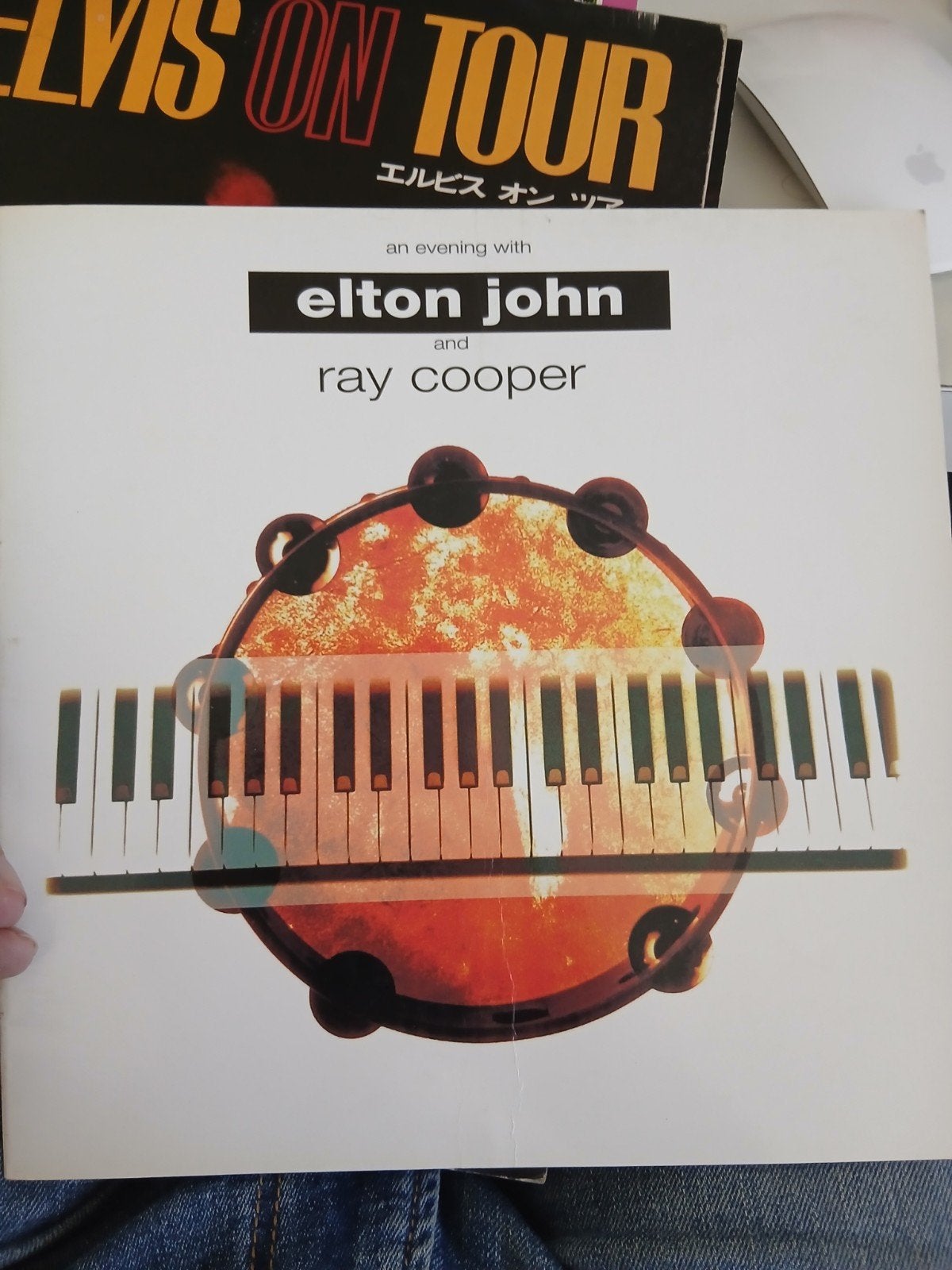 Elton John & Ray Cooper - An Evening With (japans Tourboek), Cd's en Dvd's, Ophalen of Verzenden, Zo goed als nieuw, Concert, Import