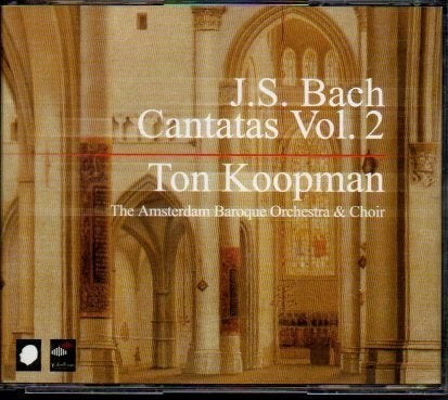 J.S. Bach Cantatas Vol. 2 - Ton Koopman -3cds, Ophalen of Verzenden, Zo goed als nieuw, Barok, Album