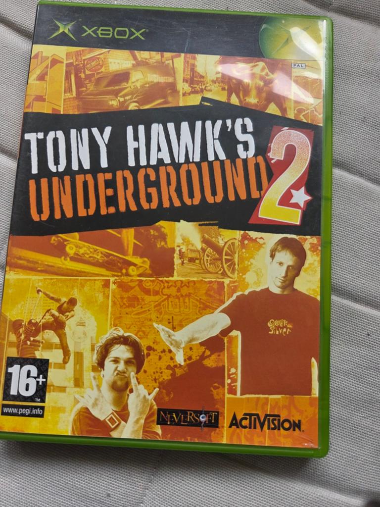 Tony Hawk's Underground 2 - Xbox, Spelcomputers en Games, Ophalen of Verzenden, Gebruikt, Zonder controller, Met games