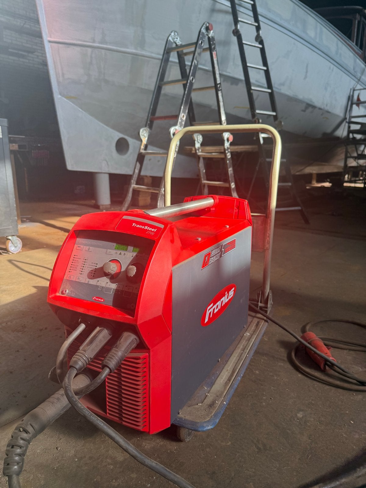 Fronius TransSteel 2700C Lasapparaat - CO2/MIG/MAG/TIG, Ophalen, Gebruikt, 250 ampère of meer, Co2