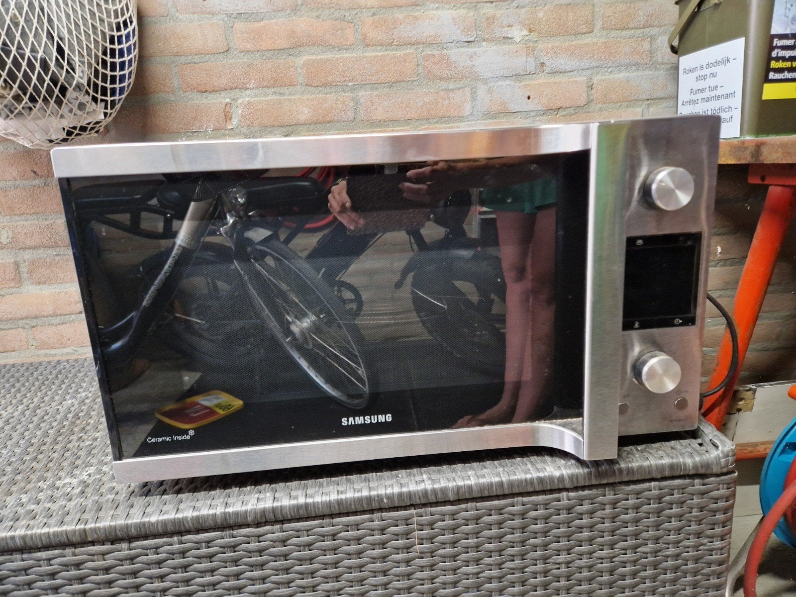 combimagnetron samsung, Ophalen, Gebruikt, Hete lucht, Draaiplateau