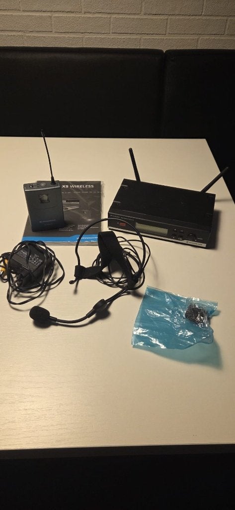 Sennheiser XS Wireless Headset Microfoon Set, Gebruikt, Sennheiser, Overige typen, Ophalen of Verzenden