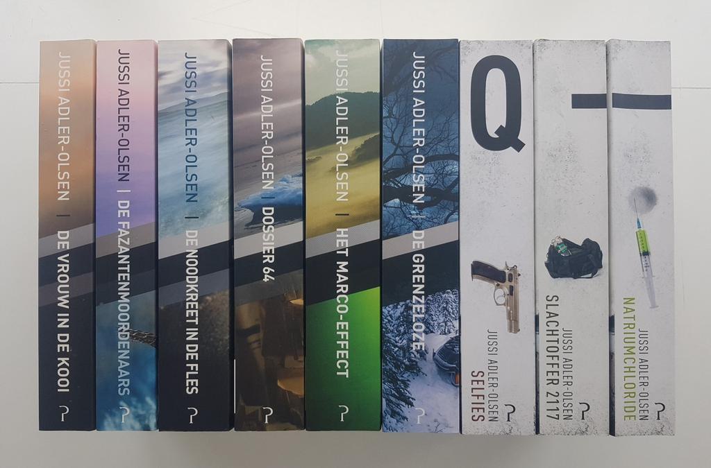 9x Jussi Adler Olsen - Serie Q Thrillers oa. Natriumchloride, Boeken, Ophalen of Verzenden, Nieuw, Jussi Adler-Olsen, Scandinavië