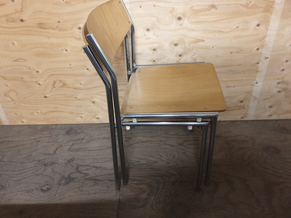 Vintage stoel Gijs van der Sluis, Ophalen, Gebruikt, Bruin, Vintage