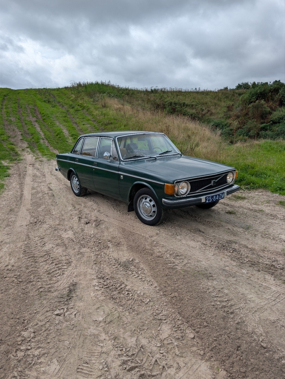 Volvo 144 2.0 1973 Groen, 4 cilinders, 82 pk, Origineel Nederlands, Particulier