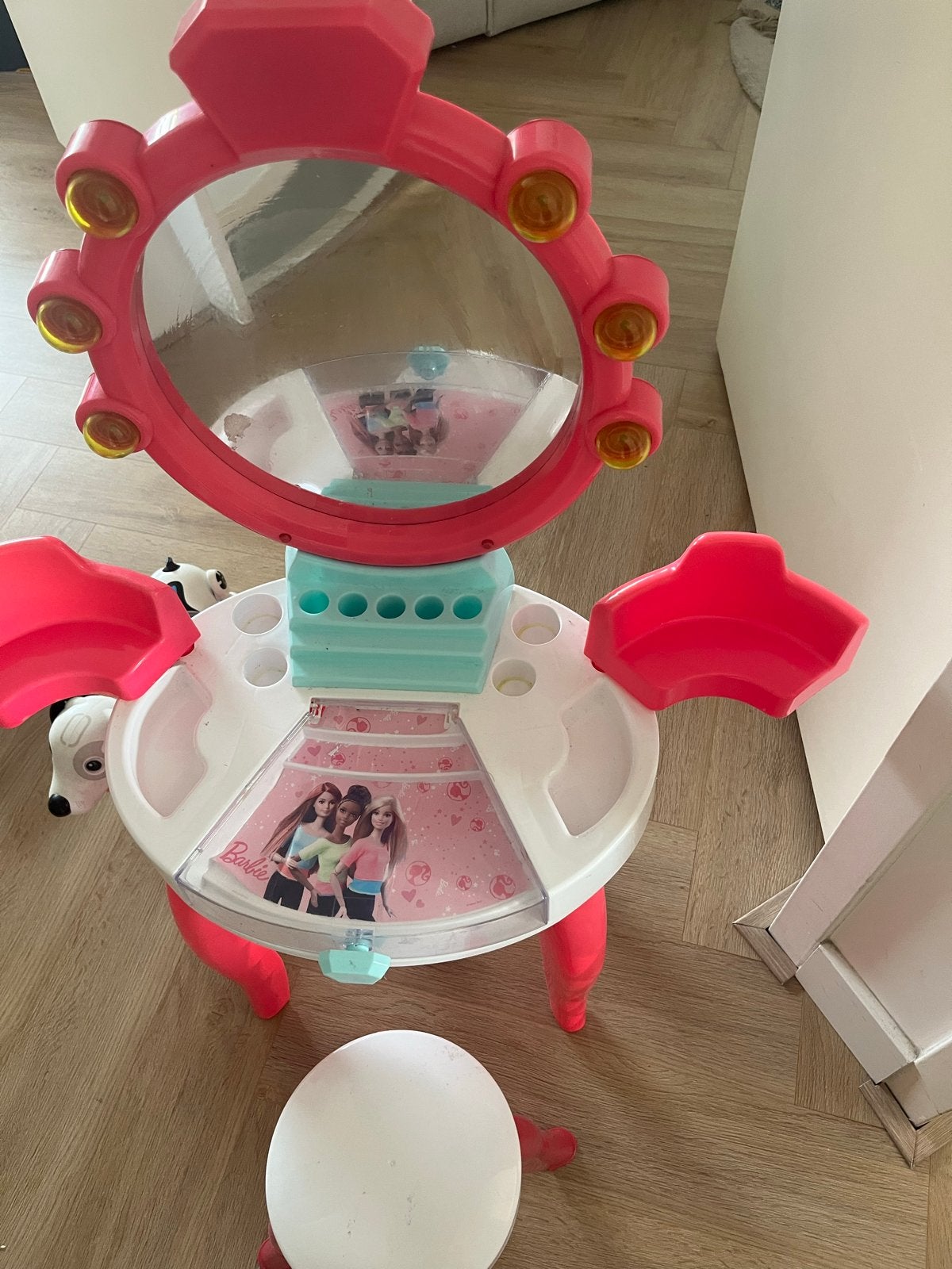 Barbie kaptafel met licht en geluid, Ophalen of Verzenden, Gebruikt, Meisje