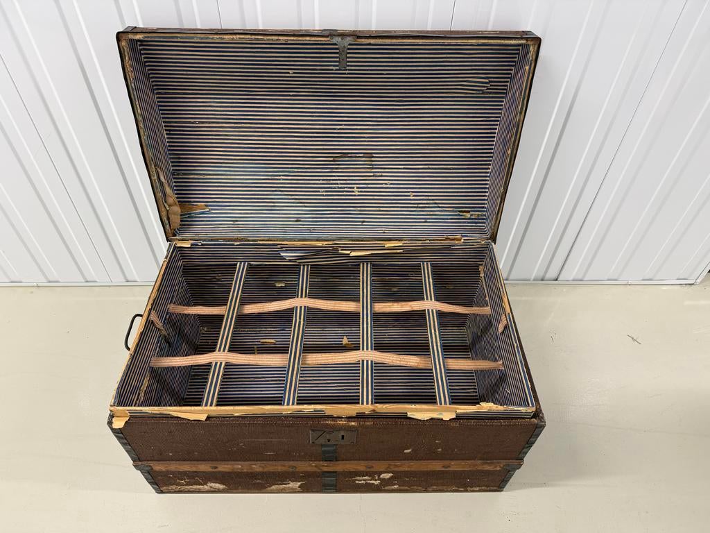 Vintage Reiskist / Koffer - 85x50x50cm, Ophalen, Overige materialen, Minder dan 50 cm, Gebruikt