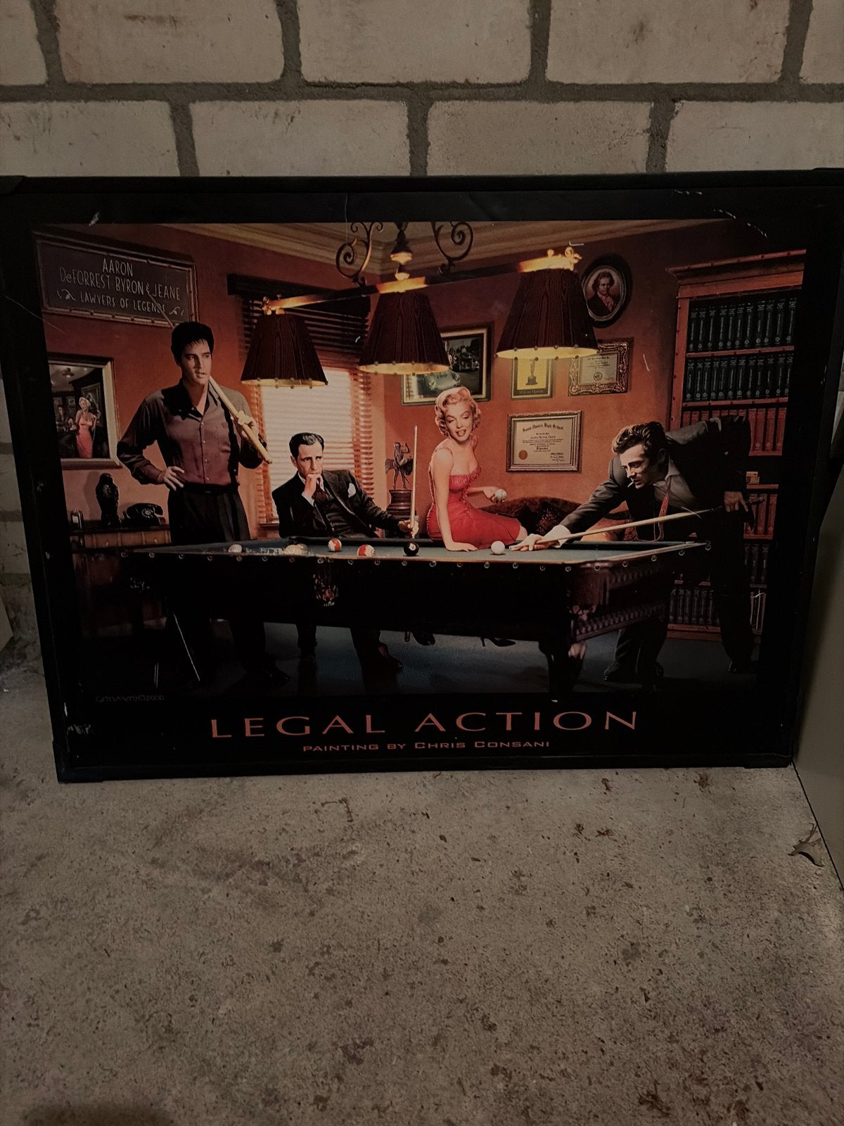 Legal Action - Chris Consani Print met Hollywood Iconen, Ophalen, Portret of Personen, Realistisch, Print