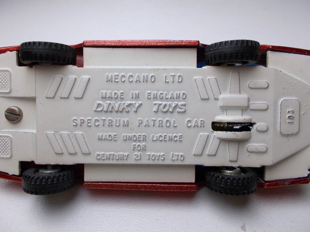 1968 Dinky Toys 103 SPECTRUM PATROL CAR I.z.g.st! (-C-), Ophalen of Verzenden, Zo goed als nieuw, Auto, Dinky Toys
