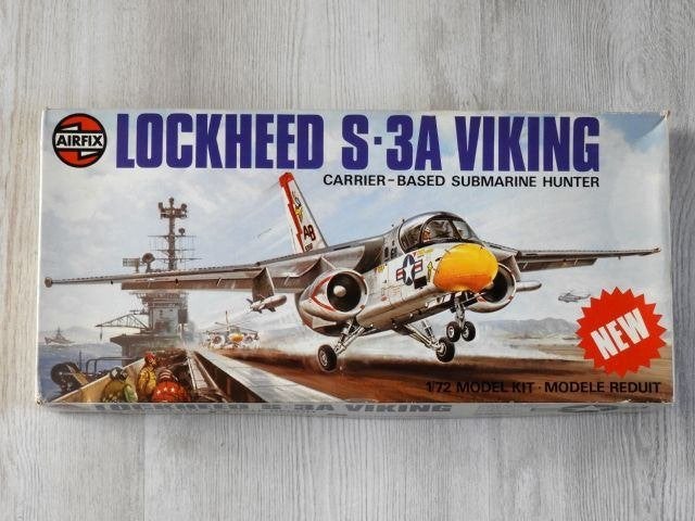 Airfix Lockheed S-3A Viking, 1:72 tot 1:144, Nieuw, Vliegtuig, Ophalen