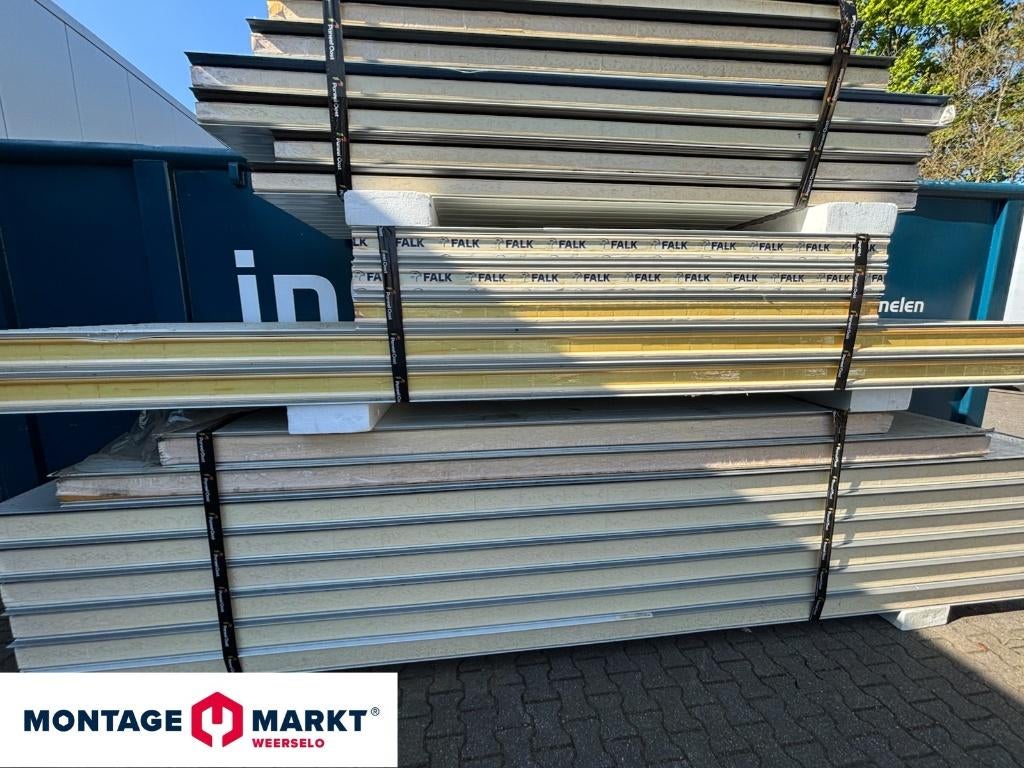 C-keus sandwichpanelen | Dak & Wand | Goedkoop | OP=OP, Ophalen, Zo goed als nieuw, Overige materialen, 50 tot 100 mm