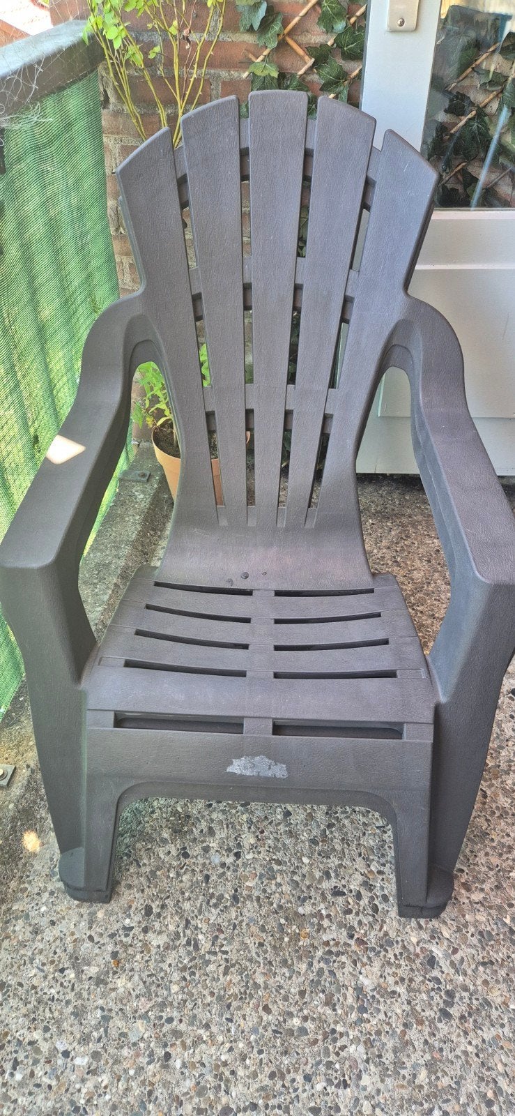 2 tuinstoelen gratis af te halen, Tuin en Terras, Ophalen, Gebruikt, Kunststof