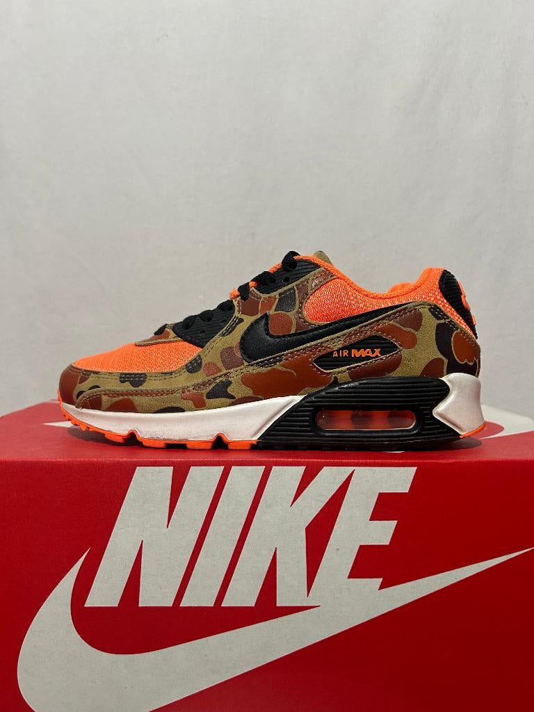 ALS NIEUW! Maat 37,5 - Nike Air Max 90 SP Orange Duck Camo