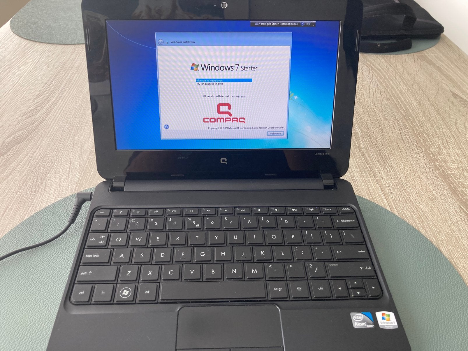 Compaq Mini CQ10-400, Computers en Software, Windows Laptops, Ophalen of Verzenden, Zo goed als nieuw, 10 inch of minder, Minder dan 2 Ghz