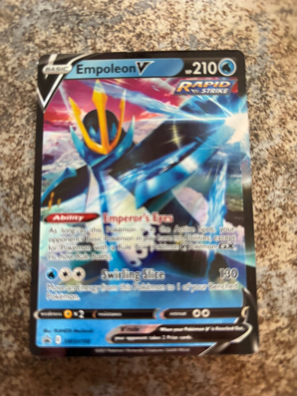 Empoleon V, Hobby en Vrije tijd, Verzamelkaartspellen | Pokémon, Ophalen of Verzenden, Zo goed als nieuw, Losse kaart