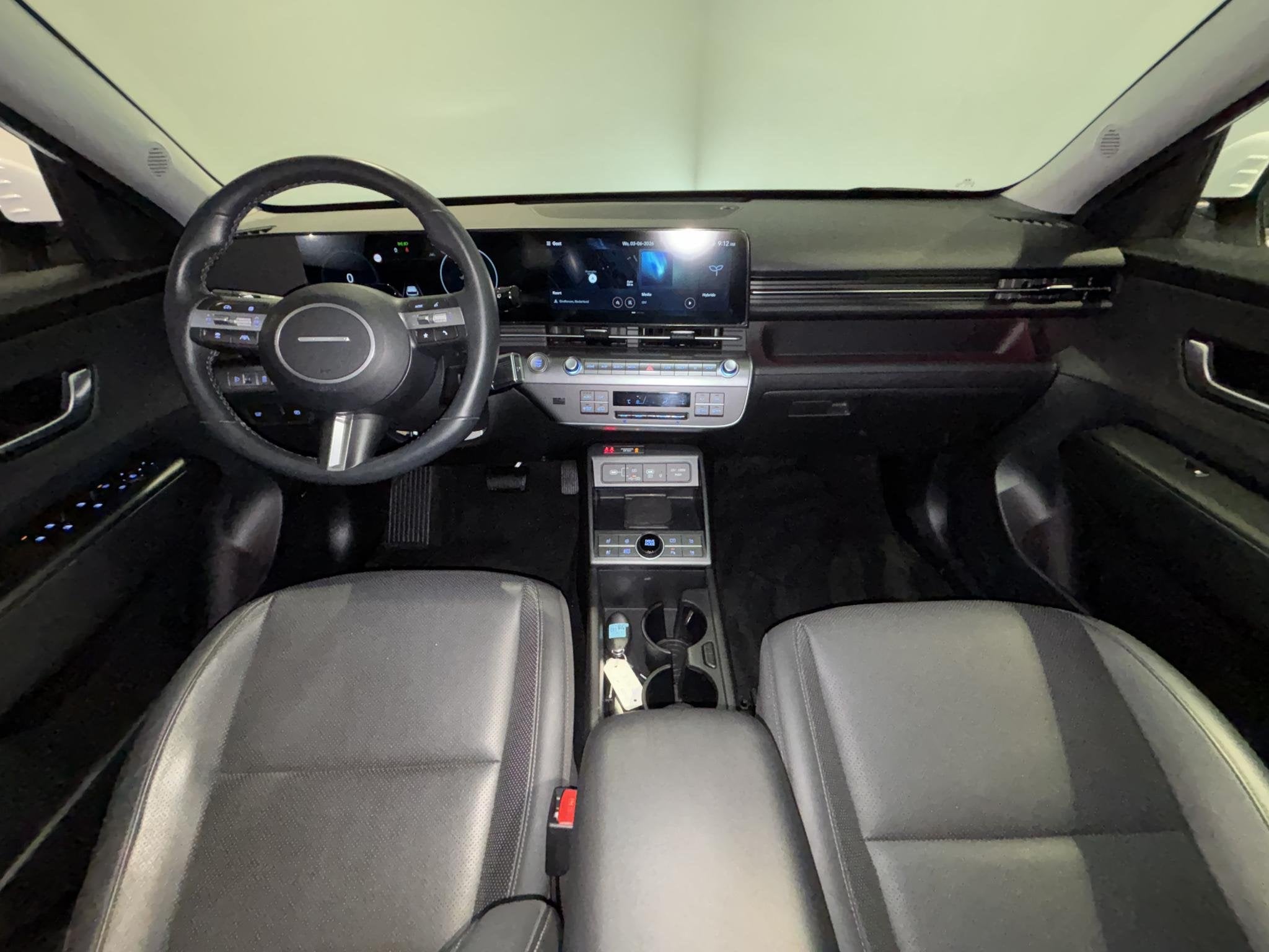 Hyundai Kona 1.6 GDI HEV Premium Sky | Panoramadak | Apple C, Auto's, Gebruikt, Euro 6, 2 kWh, Wit