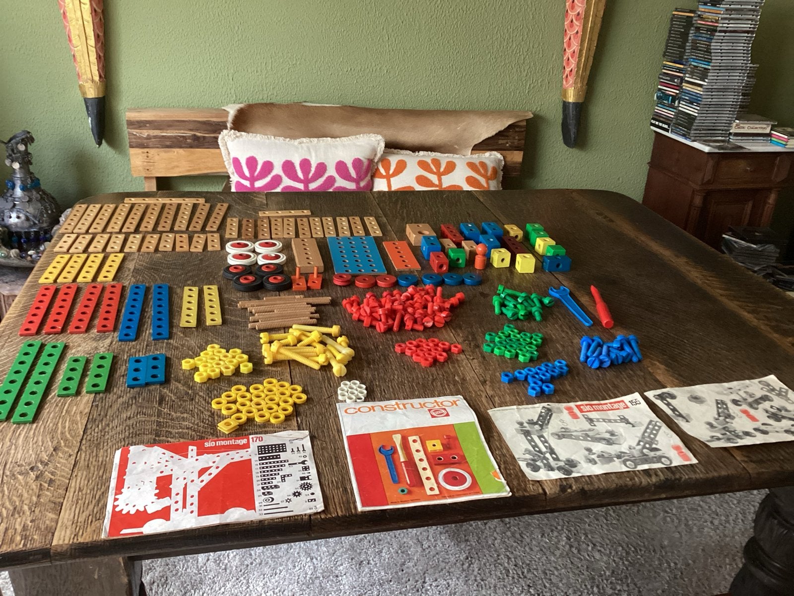 Vintage Sio/ heros Montagespeelgoed Constructor Bouwset €15, Ophalen of Verzenden, Gebruikt, Overige merken