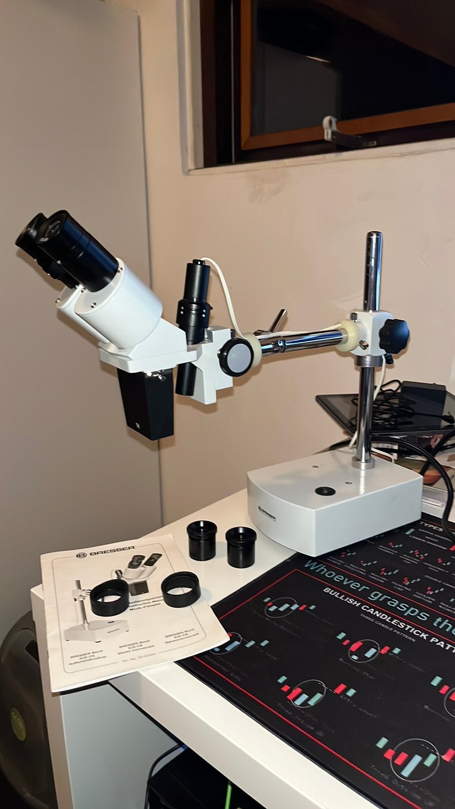 Stereo microscoop, Ophalen, Zo goed als nieuw, Minder dan 400x
