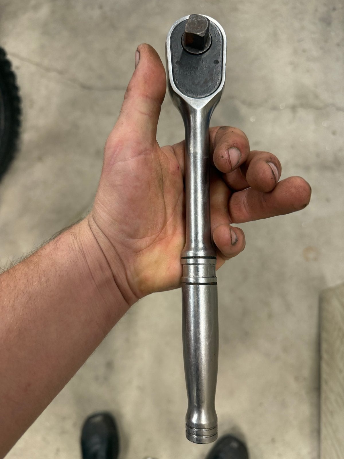 Snap-on ratel 1/2" - S936, Ophalen of Verzenden, Gebruikt, Sleutel/ratel, Overige merken