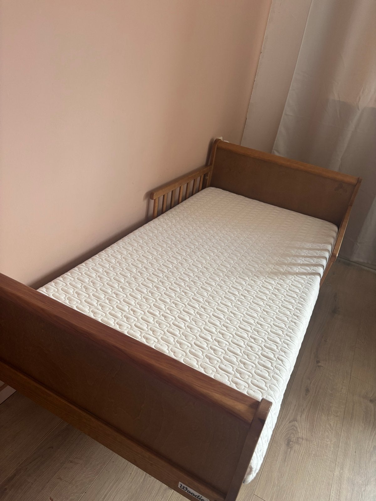 Woodies Noble Junior Bed 80x160cm - Vintage, Ophalen, Eenpersoons, Bruin, Zo goed als nieuw