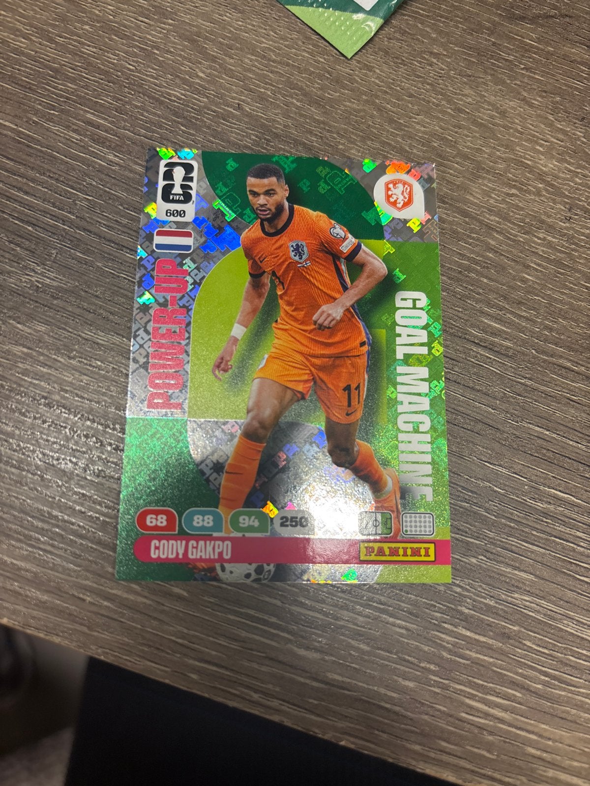 Cody Gakpo Panini Adrenalyn XL FIFA World Cup Qatar 2022, Verzenden, Zo goed als nieuw, Overige sporten, Spelerskaart
