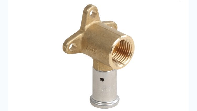 Henco messing muurplaat kort 35mm 16 x 1/2, Ophalen of Verzenden, Zo goed als nieuw, Overige typen