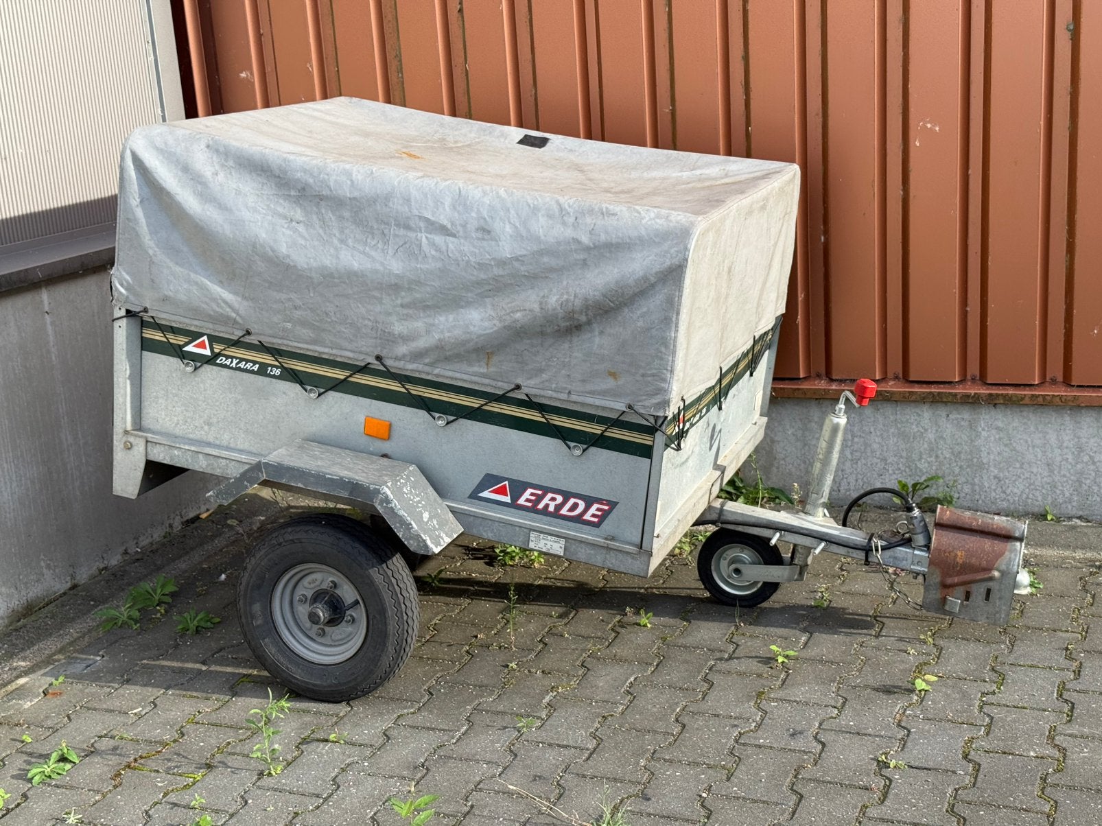 Erde Daxara 136 Aanhanger / Bagagewagen / Aanhangwagen, Auto diversen, Aanhangwagen-onderdelen, Ophalen, Gebruikt