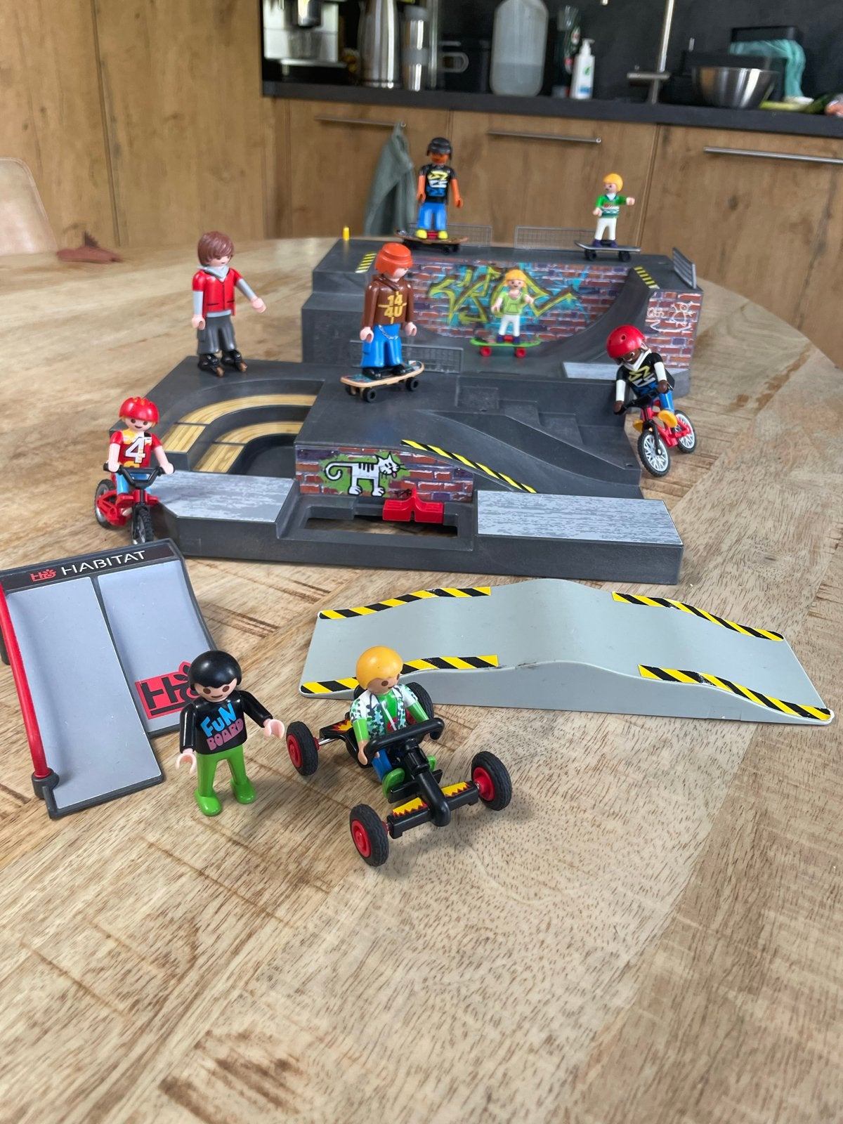 Playmobil Skatebaan met extra accessoires, Ophalen of Verzenden, Gebruikt