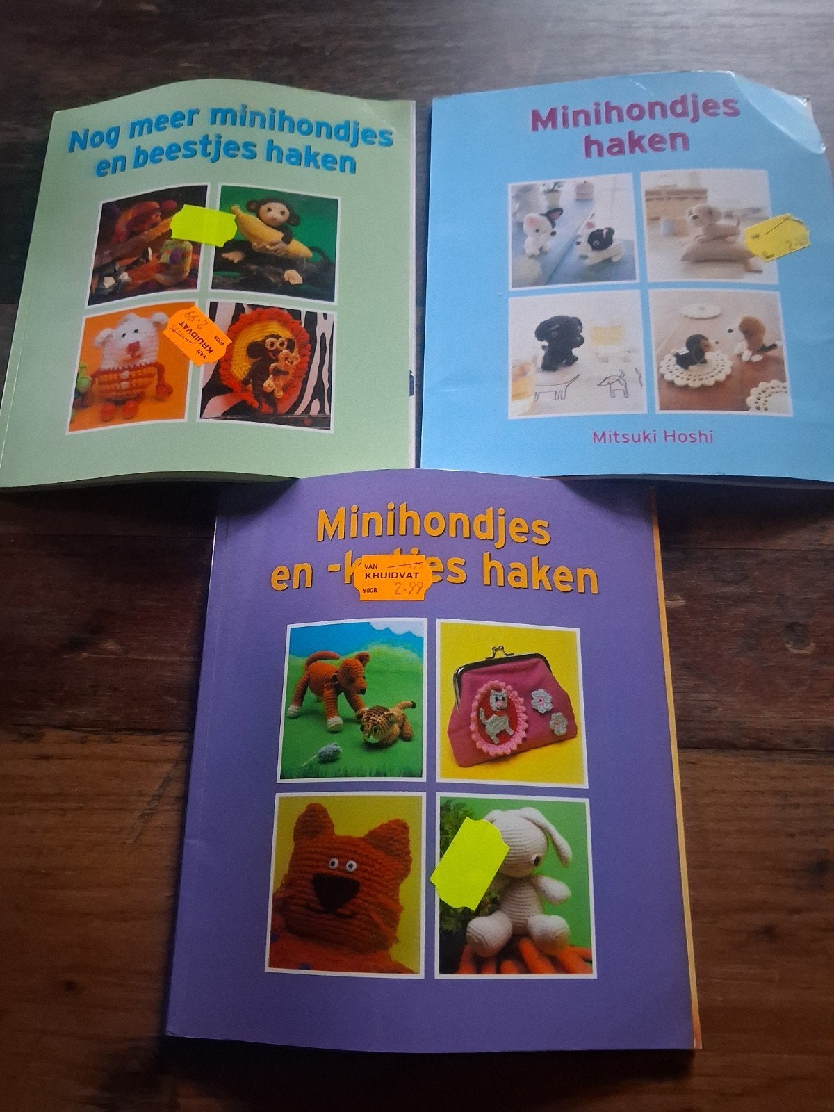 3x Minihondjes en beestjes haken - Boekenpakket, Ophalen of Verzenden, Gelezen, Breien en Haken