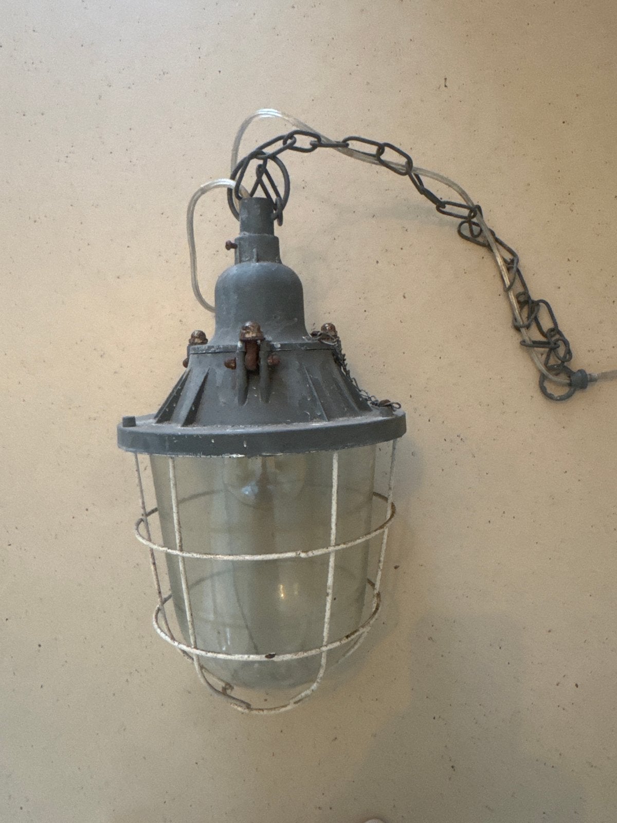 Vintage Industriële Hanglamp - Robuust en Authentiek, Ophalen of Verzenden