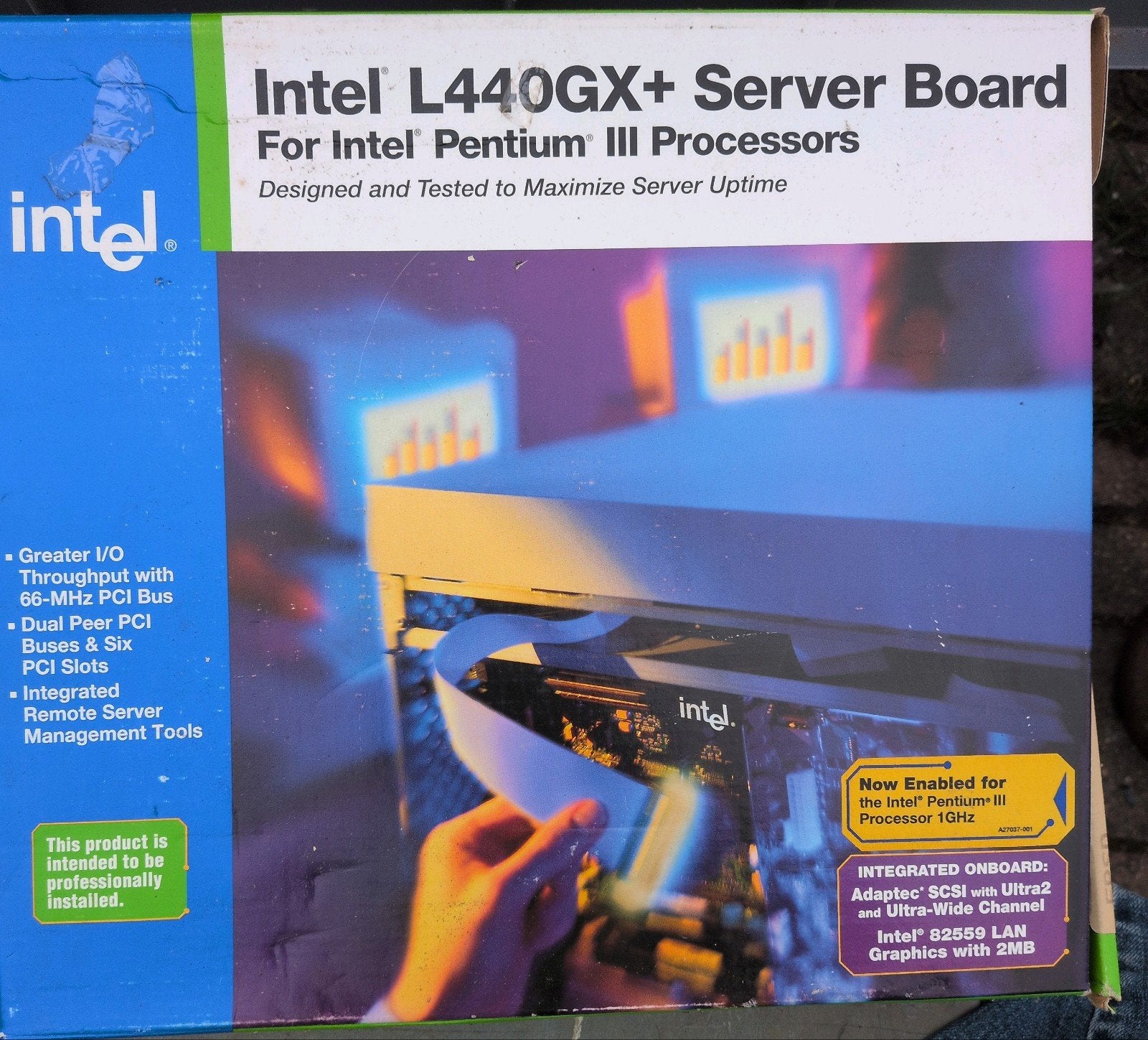 Nieuw Intel L440GX+ Serverboard - Old Stock, Computers en Software, Overige soorten, Nieuw, Ophalen of Verzenden, ATX