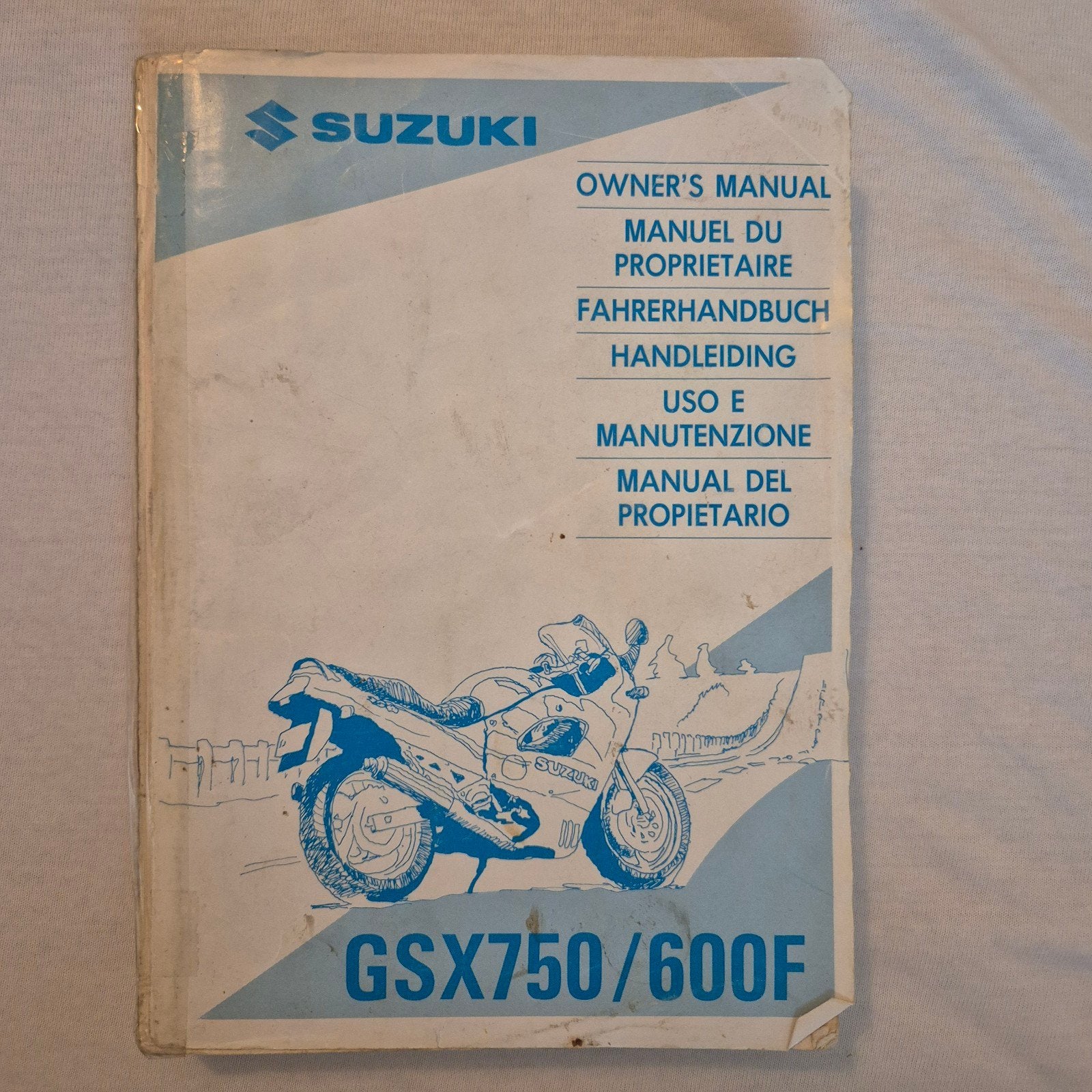 Suzuki GSX750/600F Gebruikershandleiding, Motoren, Handleidingen en Instructieboekjes, Ophalen of Verzenden