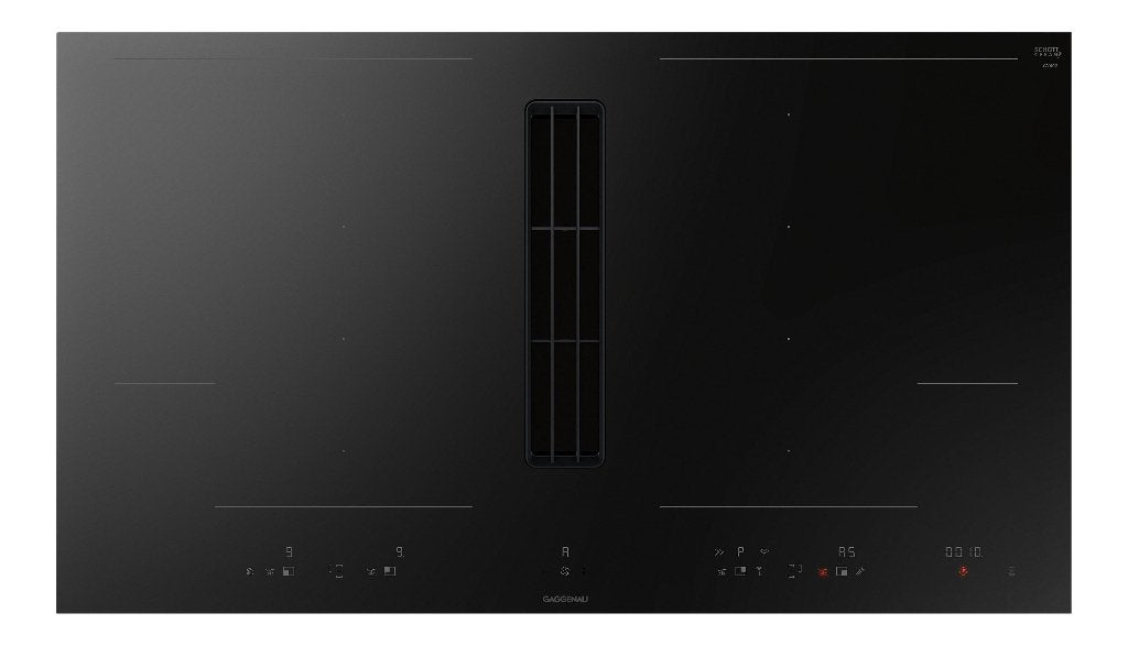 Gaggenau kookplaat afzuiging 90cm (Bora) CV492105m Op = Op, Witgoed en Apparatuur, Kookplaten, Ophalen, Nieuw, 4 kookzones, Inbouw