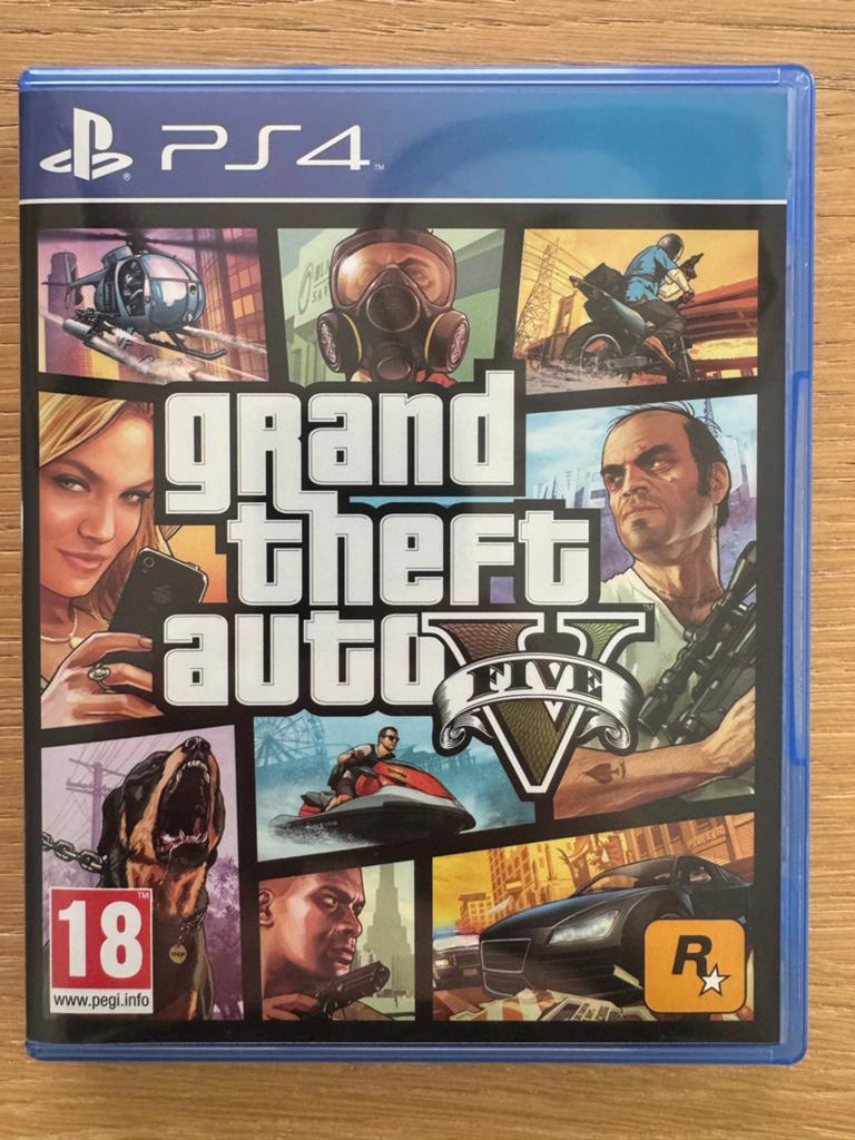 Grand Theft Auto V (GTA 5) PS4 - Zo goed als nieuw, Avontuur en Actie, Online, Vanaf 18 jaar, 1 speler