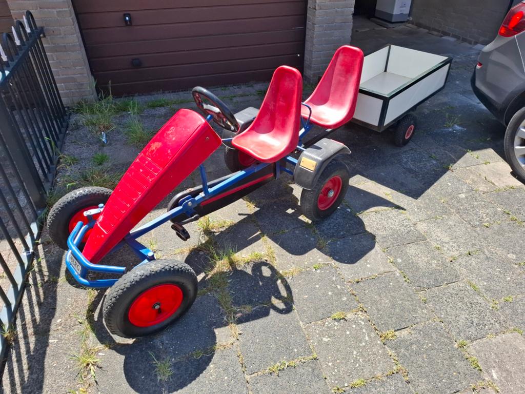 Berg skelter met extra zitje en aanhanger, Ophalen, Gebruikt, Berg
